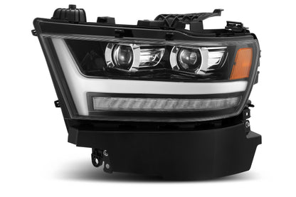 AlphaRex 19-20 Ram 1500HD PRO-Series Proj Headlights Plnk Style Jet Blk w/Activ Light/Seq Signal/DRL 880513 880513 User 1