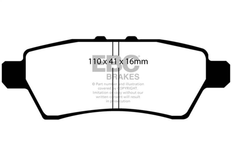 EBC Disc Brake Pad Set DP41748R Photo - Primary