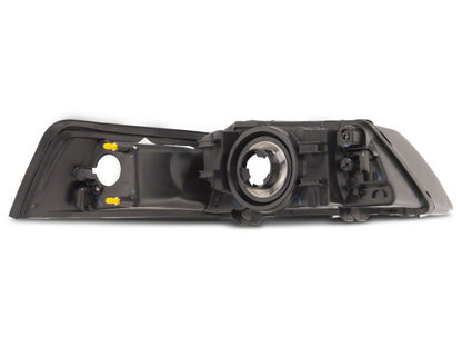 Raxiom 99-04 Ford Mustang Axial Series OEM Style Replacement Headlights- Chrome Housing (Clear Lens) 413421 413421 Photo - Close Up