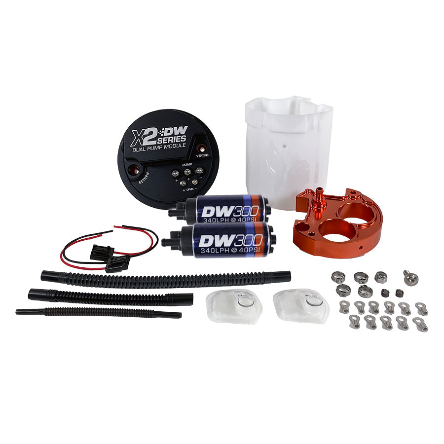 DeatschWerks X2 Fuel Pump Module w/DW300 Fuel pumps for 2008-21 Subaru WRX/STI