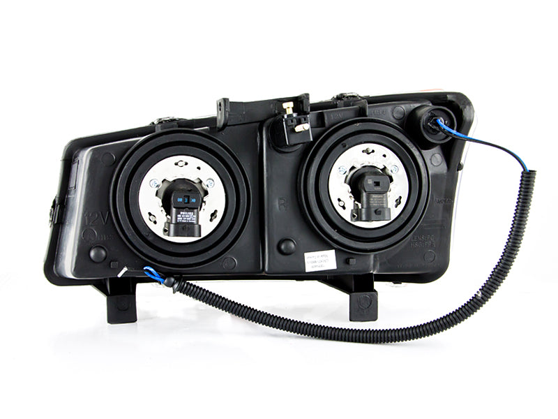 Anzo 2003-2006 Chevrolet Silverado 1500 Crystal Headlights w/ Halo Black 111212 Photo - Unmounted