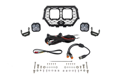 Diode Dynamics 14-18 Polaris RZR XP Stage Series LED Grille Kit - Sport White Combo DD7855 DD7855 Photo - Primary