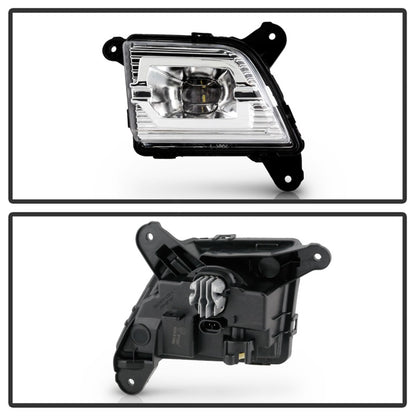 Spyder 19-20 Chevy Silverado 1500 OEM Style Full LED Fog Light w/Switch - Clear (Wont Fit RPO U12) 5086983 5086983 Photo - Unmounted