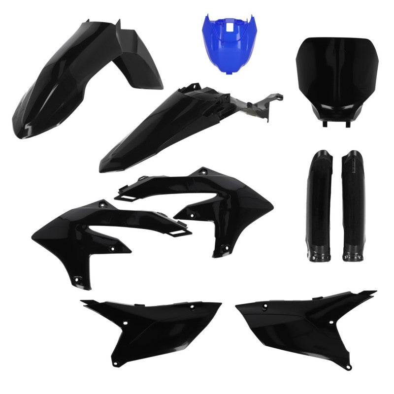 Acerbis 2024 Yamaha YZ250F/ 23-24 YZ450F/FX (w/Tank Cover) Full Plastic Kit - Monster Black/Blue 2979591004 2979591004 Photo - Primary