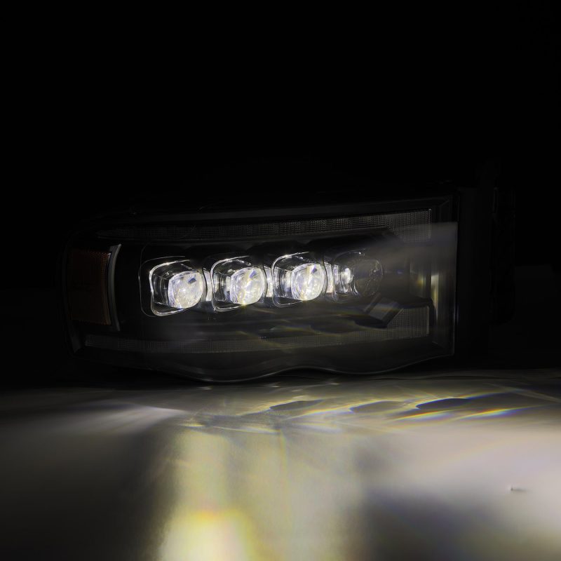 AlphaRex 02-05 Dodge Ram 1500 NOVA LED Proj Headlights Plank Style Blk w/Activ Light/Seq Signal 880564 880564 User 2