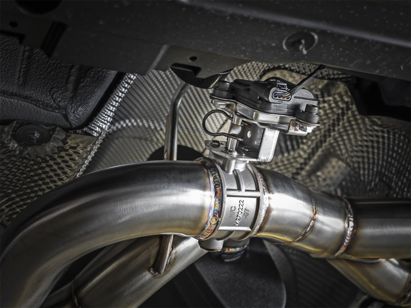 aFe MACH Force-Xp 3 to 2-1/2, 304 Stainless Steel Axle-Back Exhaust System 49-36338-P Photo - Mounted