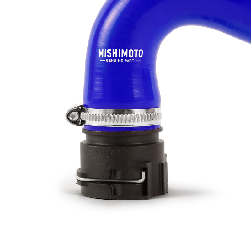 Mishimoto Silicone Radiator Hose Kit - Blue - Fiat 500 Abarth/Turbo - 2012+ MMHOSE-500T-12BL Photo - Close Up