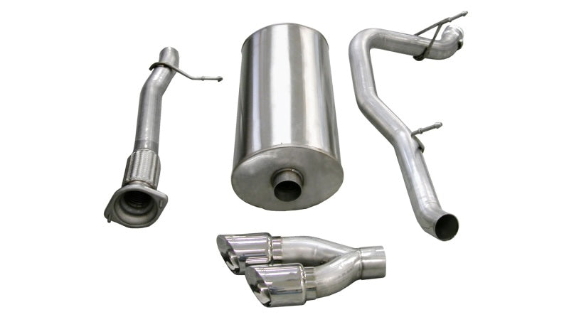 Corsa Performance 07-10 Cadillac Escalade ESV 6.2L V8 Polished Sport Cat-Back Exhaust 14298 Photo - Primary