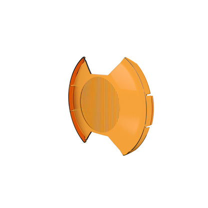 KC HiLiTES SlimLite 8in. LED Light Shield Driving (Shield Only) - Amber 5211 5211 User 2