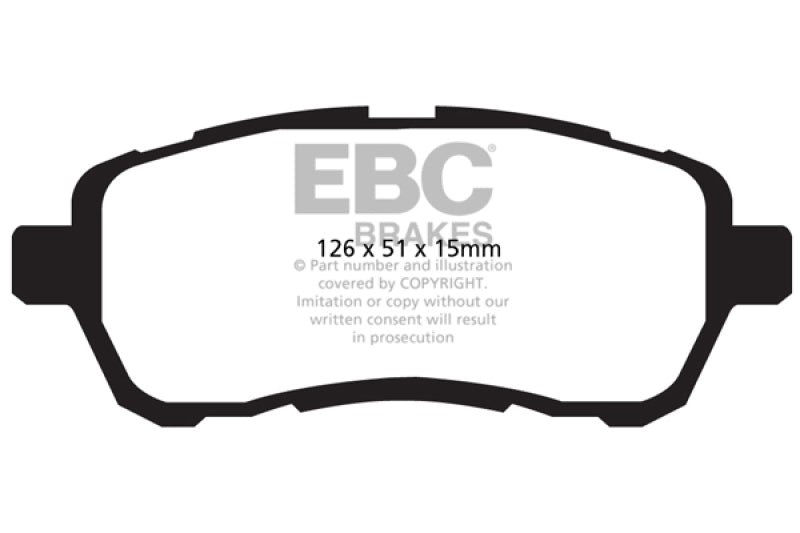 EBC Disc Brake Pad Set DP22003 Photo - Primary