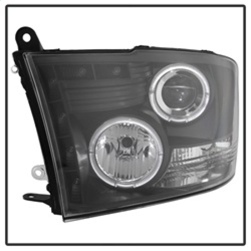 Spyder Dodge Ram 1500 09-14 10-14 Projector Headlights Halogen- LED Halo LED - Blk PRO-YD-DR09-HL-BK 5010032 5010032 Photo - Unmounted