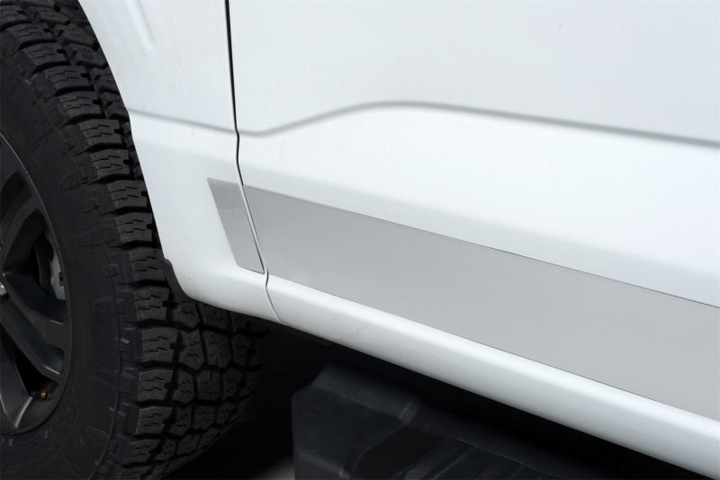 Putco 2021 Ford F-150 Super Cab 6.5ft Short Box Stainless Steel Rocker Panels (4.25in Tall 12pcs) 9751471 9751471 Photo - Primary
