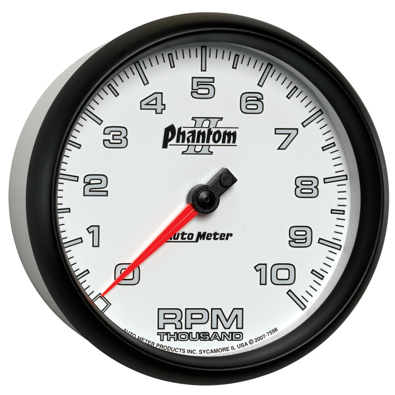 Autometer Gauge, Tachometer, 5", 10k Rpm, In-Dash, Phantom II 7598 User 5