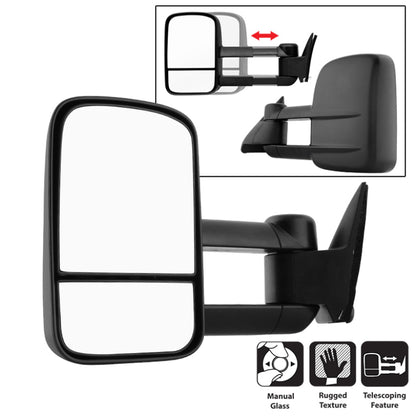 SPYDER Xtune Chevy C10 88-98 Manual Extendable Manual Adjust Mirror Left MIR-CCK88-MA-L 9932854 9932854 Photo - Primary