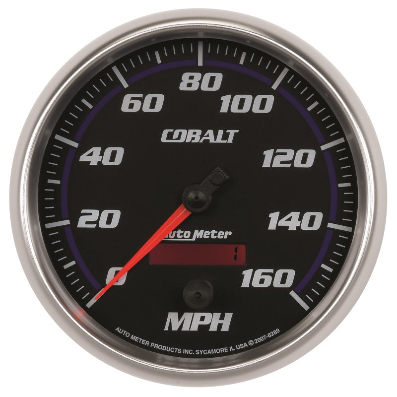 Autometer Gauge, Speedometer, 5", 160Mph, Elec. Programmable, Cobalt 6289 Photo - Primary