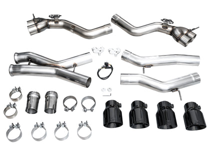 AWE Tuning 23-24 BMW G87 M2 Track Edition Exhaust - Diamond Black Tips 3020-43487 3020-43487 Photo - out of package