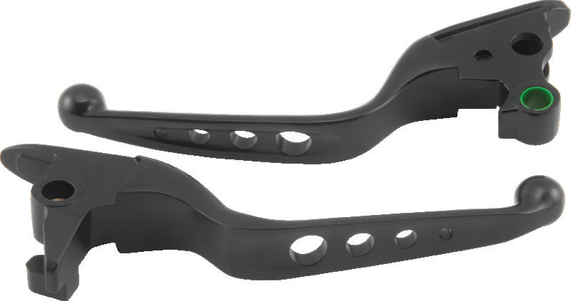 Bikers Choice 15-17 FLST FXST Black O Series Holed Lever Set 482145 482145 Photo - Primary