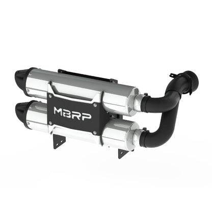 MBRP 17-19 Can-Am Maverick X3 Dual Slip-On Performance Series Exhaust AT-9208PT AT-9208PT Photo - Primary