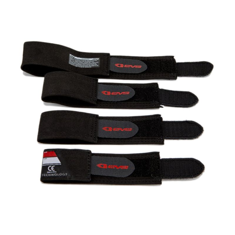 EVS RS9 Knee Brace Replacement Straps Black - XL KBRS-RS9-XL