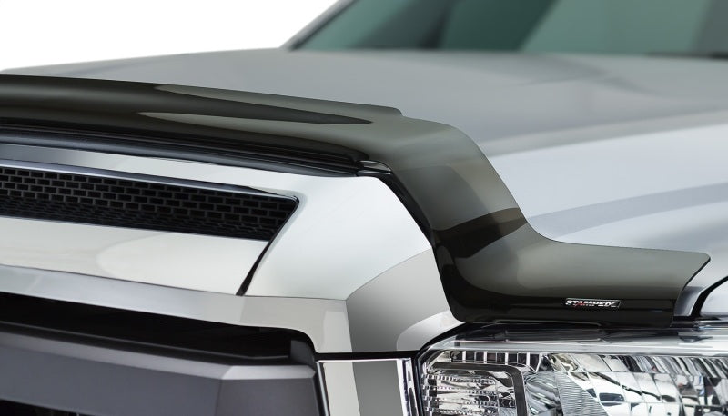 Stampede Vigilante Premium Hood Protector, Smoke, for 2014-2019 Toyota Tundra 2325-2 Photo - Mounted