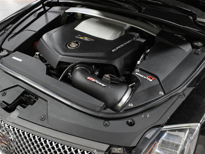aFe Cold Air Intake System, Momentum GT PRO 5R for Cadillac CTS-V 09-15 54-74207 Photo - Mounted
