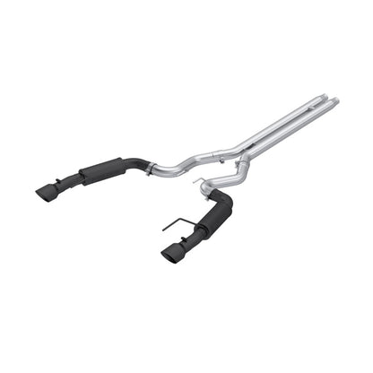 MBRP 2024Ford Mustang GT S650, 5.0 3in Cat-Back Dual Split Black-Coated Aluminized Steel S7253BLK S7253BLK Photo - Primary