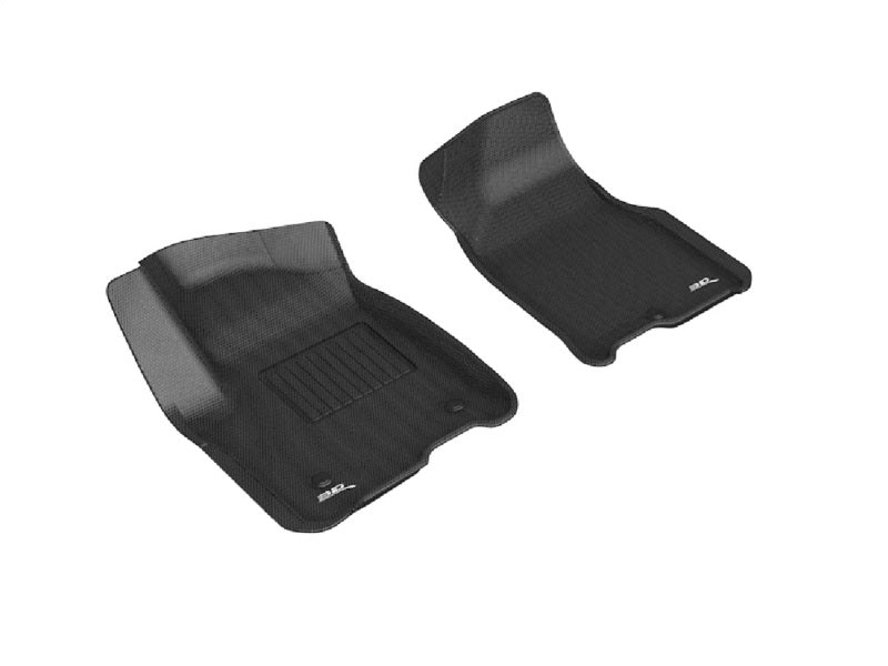 3D MAXpider 2021 Chevrolet Tahoe / Suburban / GMC Yukon / Yukon XL Kagu 1st Row Floormats - Black L1GM02911509 L1GM02911509 Photo - Primary