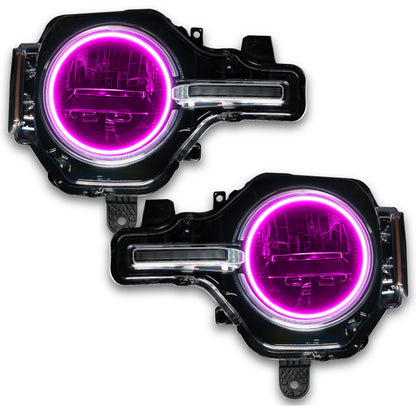 ORACLE Lighting Oracle 2021 Ford Bronco Base Headlight LED Halo Kit - ColorSHIFT - w/ 2.0 Controller 1470-333 1470-333 User 1