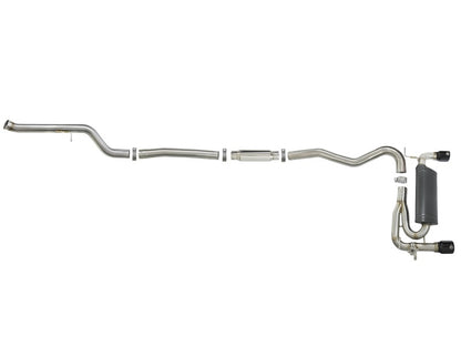 aFe Cat-Back Exhaust System w/Black Tips MACH Force-Xp 304 Stainless Steel 49-36340-B Photo - Unmounted