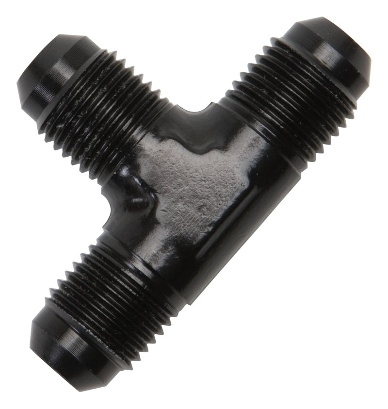 Russell Adapter Fitting -8 Flare Tee Blk Finish 661033 Photo - Primary