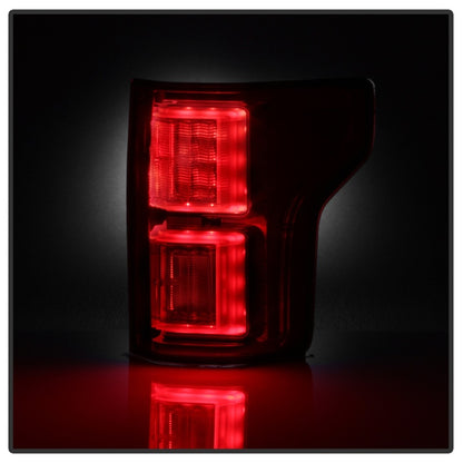 Spyder 18-19 Ford F-150 (w/o Blind Spot Sensor) LED Tail Lights - Red Clear (ALT-YD-FF15018-LED-RC) 5085764 5085764 Photo - Unmounted