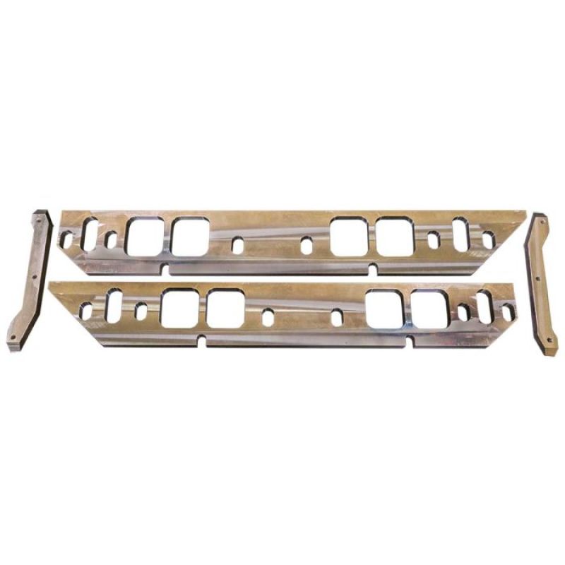Moroso GM BBC Oval Port Intake Manifold Spacers - Machined Aluminium 65091 65091 User 1