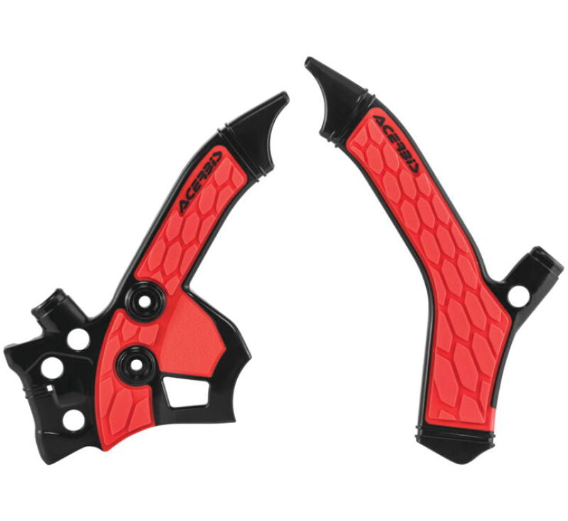 Acerbis 13-20 Honda CRF250L Frame Guards- X-Grip - Black/Red 2726851042 2726851042 Photo - Primary