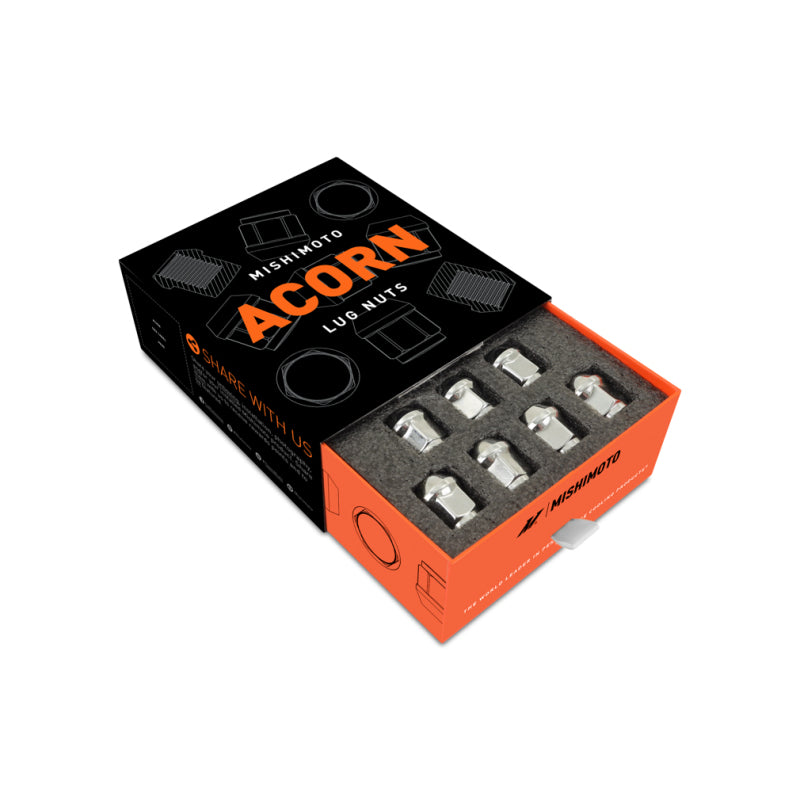 Mishimoto Steel Acorn Lug Nuts M12 x 1.5 - 20pc Set - Chrome MMLG-AC1215-20CH MMLG-AC1215-20CH User 1