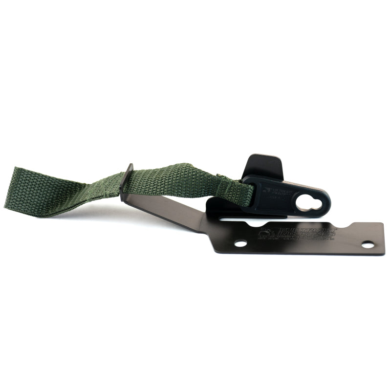 BuiltRight Industries 09-20 Ford F-150/Raptor (09-14 SuperCrew Only) Rear Seat Release - Olive Strap 100115 100115 Photo - Close Up
