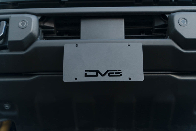 DV8 Offroad 21-23 Ford Bronco Capable Bumper Front License Plate Mount LPBR-04 LPBR-04 Photo - Unmounted