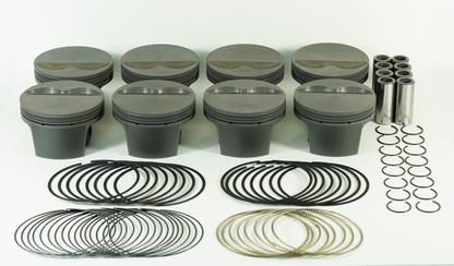 Mahle MS Piston Set 351ci Chevy SB 4.005in Bore 3.48/3.5in Stroke 6.00in Rod 0.927 Pin -5.0cc 10.3CR 930200305 930200305 Photo - Primary