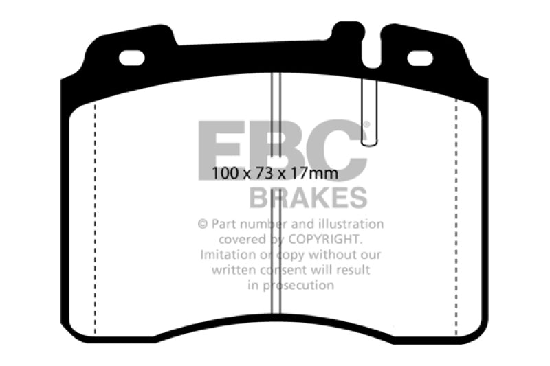 EBC Disc Brake Pad Set DP4927R Photo - Primary