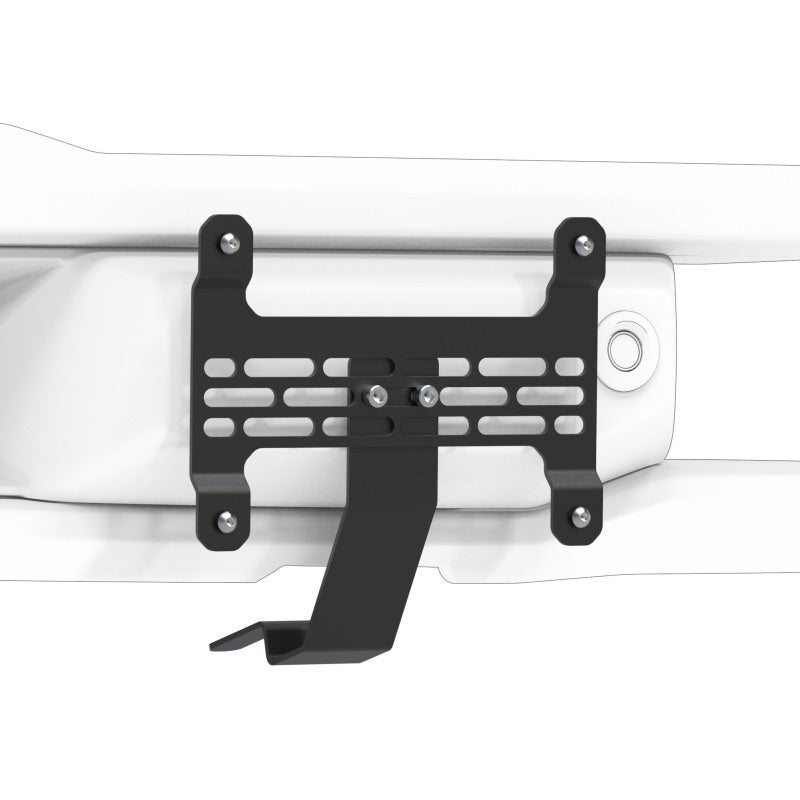 BuiltRight Industries 2021+ Ford Bronco (w/Std Plastic Bumper) License Plate Relocation Kit 106101 106101 Photo - Primary