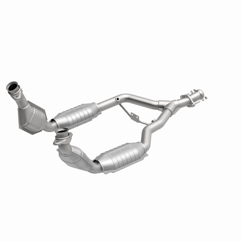 MagnaFlow Ford Mustang HM Grade Federal / EPA Compliant Direct-Fit Catalytic Converter 93344 360 Degree Image Set