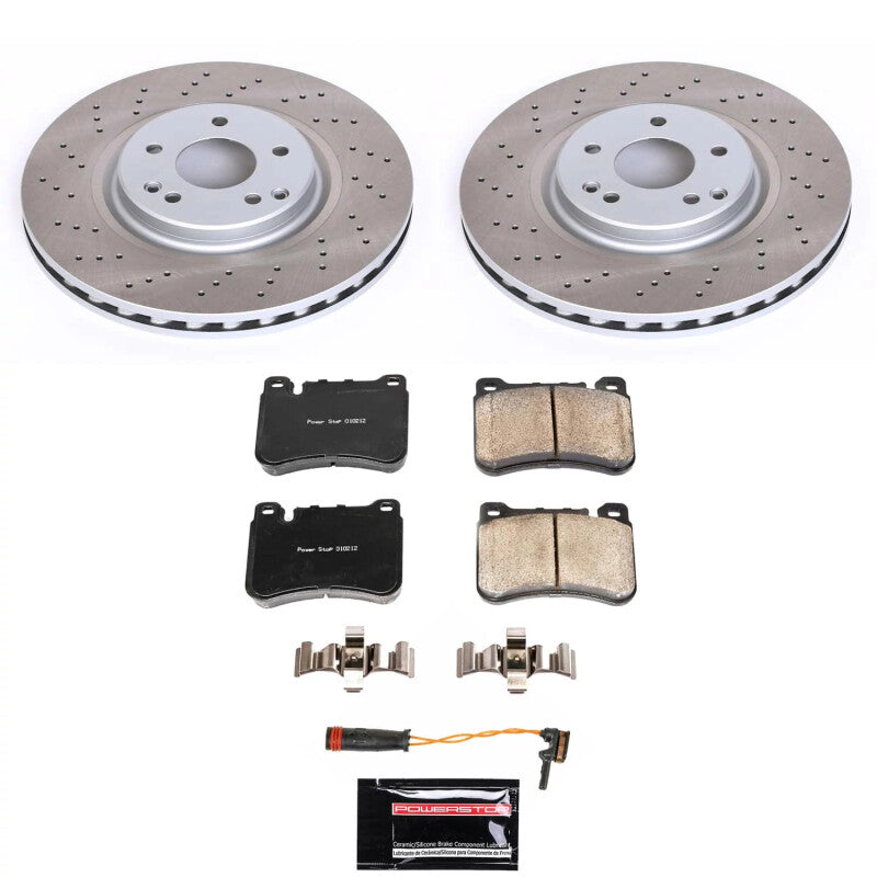 PowerStop Power Stop 06-11 Mercedes-Benz SLK350 Front Semi-Coated Rotor Kit SC6713 SC6713 Photo - Primary
