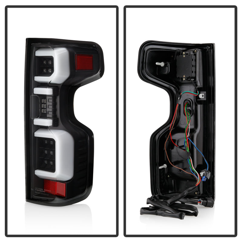 Spyder Chevy Silverado 19-20 (Do Not Fit Halogen Model) LED Tail Light Blk ALT-YD-CS19LED-BK 5087270 5087270 User 1