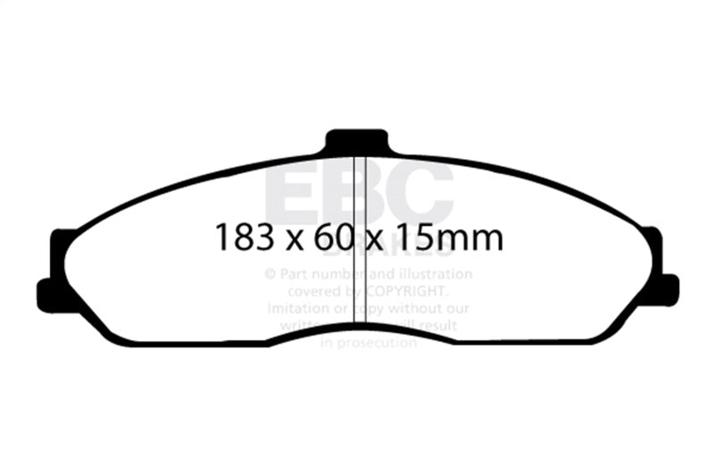 EBC Disc Brake Pad Set DP51162NDX Photo - Primary