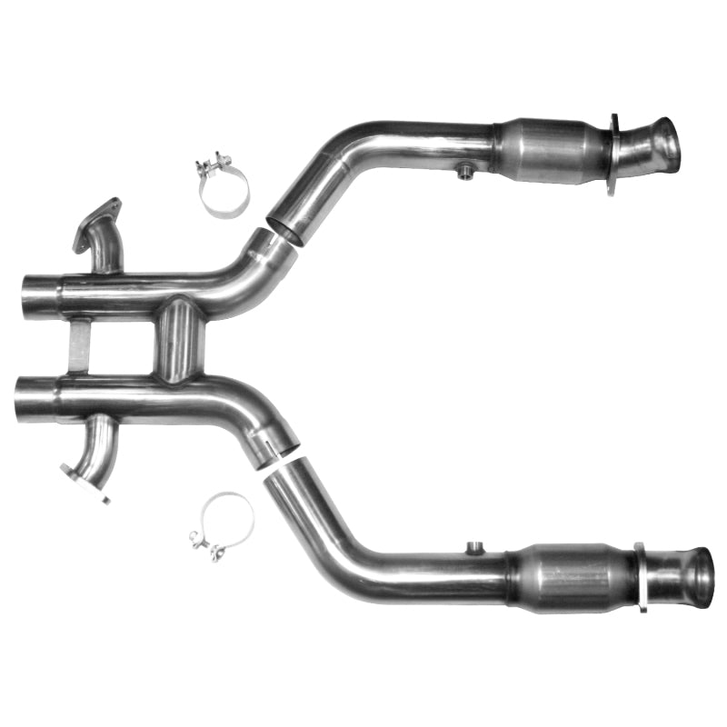 Kooks 12-13 Ford Mustang 302 Boss Edition 1-3/4 x 3 Header & Catted H-Pipe Kit 1141H280 1141H280 Photo - Unmounted