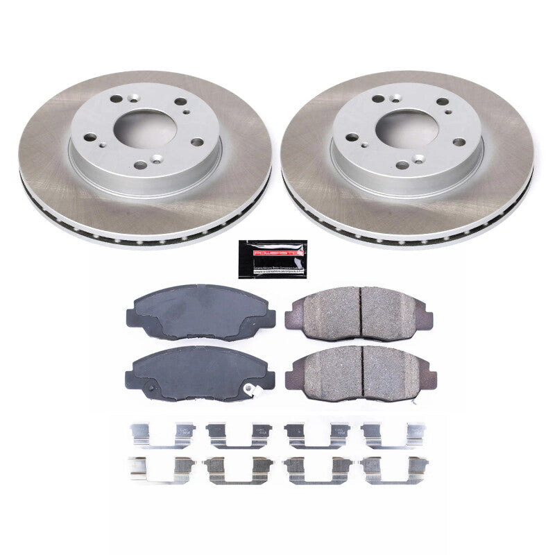 PowerStop Power Stop 06-11 Honda Civic Front Semi-Coated Rotor Kit SC2384 SC2384 Photo - Primary