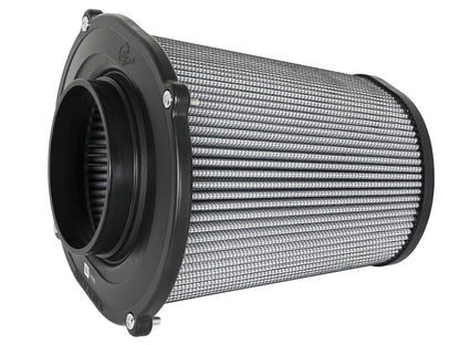 aFe Quantum Pro DRY S Air Filter Inverted Top - 5in Flange x 9in Height 21-91129 Photo - Unmounted