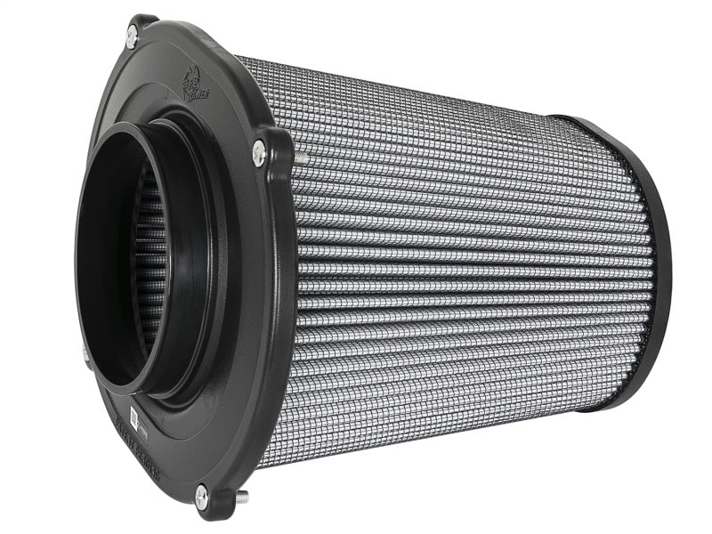 aFe Quantum Pro DRY S Air Filter Inverted Top - 5in Flange x 8in Height 21-91132 Photo - Unmounted