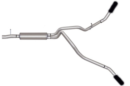 Gibson 17-18 Ford F-250 Super Duty XLT 6.2L 2.5in Cat-Back Dual Extreme Exhaust - Black 69131B 69131B Photo - Primary