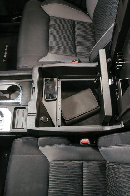 Tuffy Products Tuffy Console Safe W/ Keyed Lock For Toyota Tundra W/ Flow Thru Console 323-01 323-01 Photo - Mounted