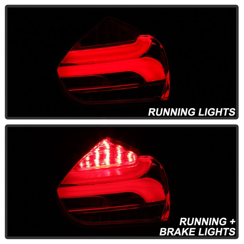 Spyder 15-17 Ford Focus Hatch LED Tail Lights w/Indicator/Reverse - Red Clr (ALT-YD-FF155D-LED-RC) 5085726 5085726 Photo - Unmounted